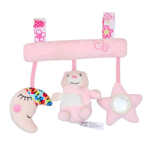 RORPOIR Bett hängen für kinderspielzeug Toys Babys nachsprechende stofftiere Funny Toys Hängendes für die Krippe Kinderwagenspielzeug Plüsch Rosa von RORPOIR