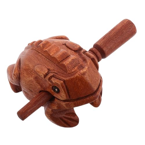 RORPOIR Handgeschnitztes Holzfrosch Musikinstrument mit Klarem Interaktives Spaß Einzigartiges Handgefertigtes Dekorationsstück für Zuhause und Büro Kleines Percussion Instrument RORPOIR Handgeschnitztes Holzfrosch Musikinstrument mit Klarem Interaktives Spaß Einzigartiges Handgefertigtes Dekorationsstück für Zuhause und Büro Kleines Percussion Instrument von RORPOIR