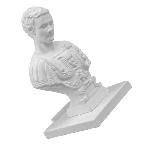 RORPOIR Julius Caesar Stifteinsatz Kreative Caesar Figur Stifthalter Neuartiger Stifthalter Make Up Pinseleinsatz Ständer Caesar Stifthalter Stifthalter Für Schreibtisch Caesar von RORPOIR