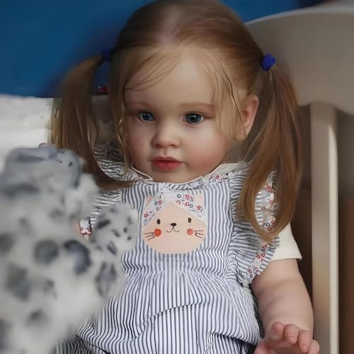 ROSHUAN Big Size Reborn Baby Dolls 26 Inch Reborn Toddler Girl Dolls Looks Realistic Baby Doll Soft Cloth Body Real Life Weighted Toddler Doll Best Gifts for Children ROSHUAN Big Size Reborn Baby Dolls 26 Inch Reborn Toddler Girl Dolls Looks Realistic Baby Doll Soft Cloth Body Real Life Weighted Toddler Doll Best Gifts for Children von ROSHUAN