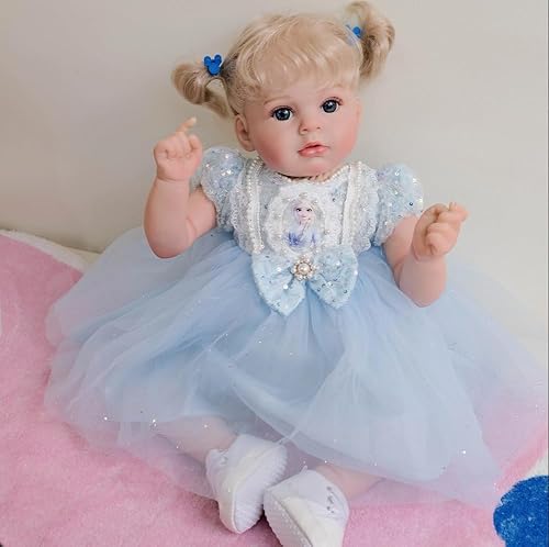 ROSHUAN Realistische Reborn Babypuppen Mädchen 20 Zoll Lebensechte Neugeborene Babypuppe Weiches Tuch Körper, der wie EIN echtes Baby Aussieht Puppe für Kinder ab 3 Jahren ROSHUAN Realistische Reborn Babypuppen Mädchen 20 Zoll Lebensechte Neugeborene Babypuppe Weiches Tuch Körper, der wie EIN echtes Baby Aussieht Puppe für Kinder ab 3 Jahren von ROSHUAN