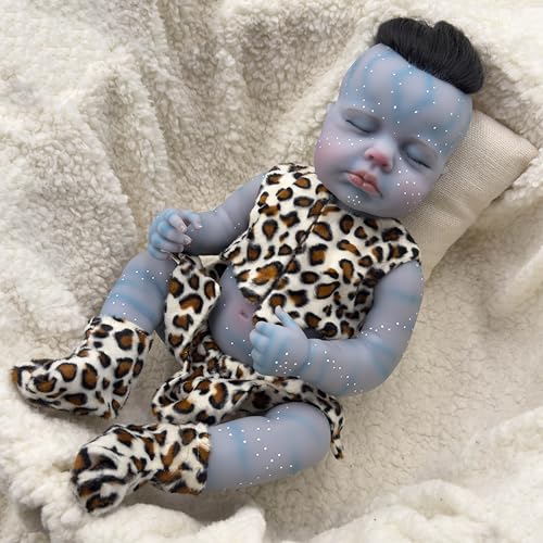 ROSHUAN Reborn Babypuppen Avatar 50,8 cm lebensechte realistische Babypuppen anatomisch korrekt Baby Avatar weich gewichtet echt aussehende Neugeborene Avatar Babypuppen für Kinder von ROSHUAN