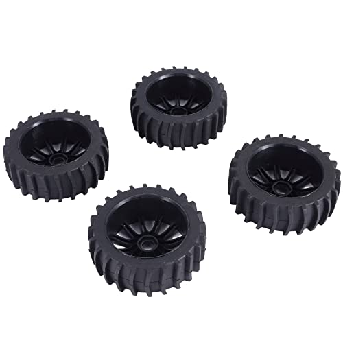 ROTEMADEGG 4 StüCke 1/8 RC Offroad Schnee Sand Paddel Reifen Reifen Rad für Baja, Schwarz von ROTEMADEGG