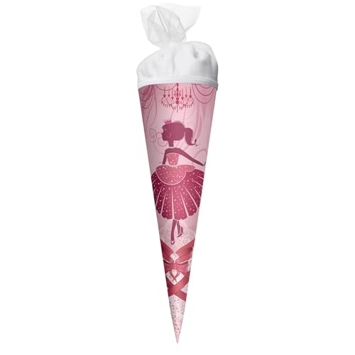 ROTH Schultüte klein Ballerina 35 cm - rund,Tüllverschluss - Zuckertüte, Ballerina, Tänzerin, Schulanfang ROTH Schultüte klein Ballerina 35 cm - rund,Tüllverschluss - Zuckertüte, Ballerina, Tänzerin, Schulanfang von ROTH