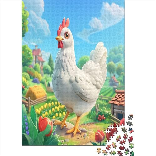 Hähne Puzzle 1000 Teile Puzzle Für Erwachsene Und Kinder Ab 14 Jahren,Puzzlespiel Erwachsenen Puzzlespiel Puzzel 1000pcs (75x50cm) von ROTSEPOOH