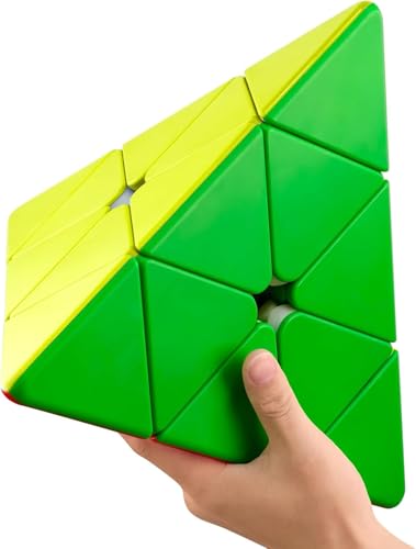 ROXENDA 3x3x3 Pyramide Zauberwürfel Speed Cube - Großes 27,5 cm Pyramiden-Würfelspielzeug für Kinder und Erwachsene ROXENDA 3x3x3 Pyramide Zauberwürfel Speed Cube - Großes 27,5 cm Pyramiden-Würfelspielzeug für Kinder und Erwachsene von ROXENDA