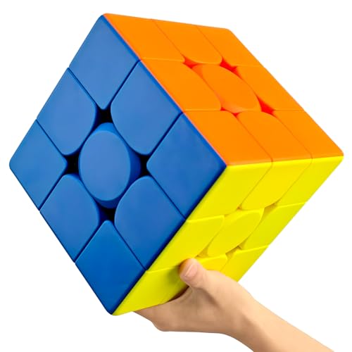 ROXENDA Gigantisch 3x3x3 Zauberwürfel – 18,8CM Zauberwürfel Speed Cube Stickerless, Ideal für Kinder, Erwachsene & Geschenke ROXENDA Gigantisch 3x3x3 Zauberwürfel – 18,8CM Zauberwürfel Speed Cube Stickerless, Ideal für Kinder, Erwachsene & Geschenke von ROXENDA
