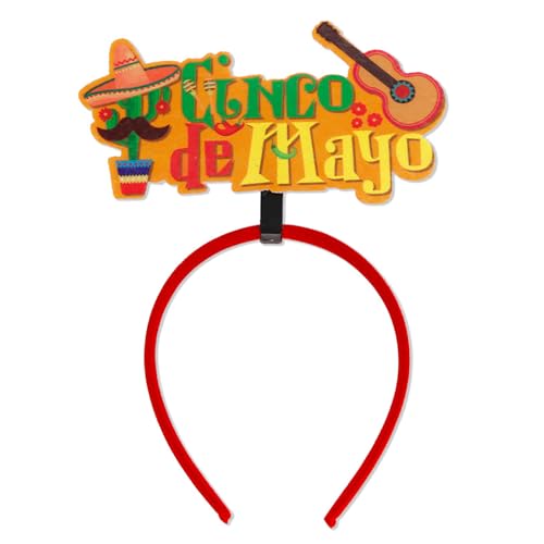 ROYALEAD - Karneval Mexica Stirnband mit englischen Buchstaben für Damen Glitter Festival Fotografie von ROYALEAD