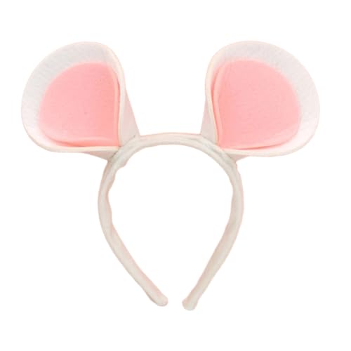 RPFROP Maus Ohr Hairhoop Cartoon Ohr Stirnband Cosplay Kostüm Weihnachten Party Schöne Kopfschmuck Erwachsene Kinder Lustige Kopfbedeckung von RPFROP