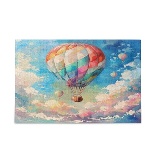 Balloon Weightless Flight Wood Jigsaw Puzzles Adult, Brain Game, Pretty Puzzles, Unique Puzzles von RPLIFE