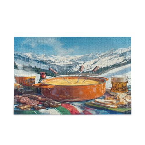 High End Fondue-Holz-Puzzles, einzigartige Puzzles, lustige Puzzles, Puzzle-Spielzeug von RPLIFE