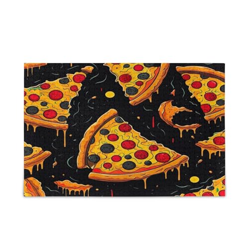 Pizza Slices Erwachsene Puzzles, Einzigartige Puzzles, Schönes Puzzle, Gedankenspiele für Erwachsene von RPLIFE