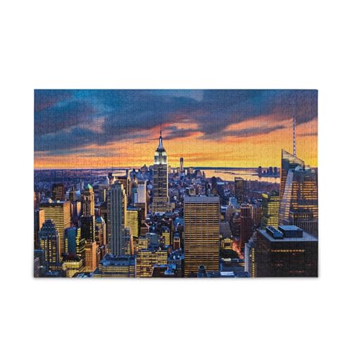 Riesige Skyline Puzzles für Familie, Puzzles 500 Teile, Schönes Puzzle, Bilderpuzzle von RPLIFE