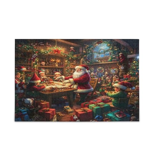 Vibrant Christmas Adult Puzzles, Unique Puzzle, Funny Puzzles, Mind Games for Adults von RPLIFE