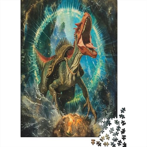 Dinosaurier Puzzle 1000 Teile,Puzzle Für Erwachsene, Impossible Puzzle, GesKükenlichkeitsspiel Für Die Ganze Familie,Puzzle Legespiel- Erwachsenenpuzzle Puzzel 1000pcs (75x50cm) von RQATHDUUD