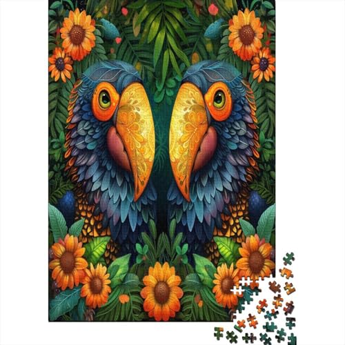 Vogelparadies Puzzlespiel 1000 Teile, Puzzle Erwachsene 1000 Teile, Impossible Puzzle GesKükenlichkeitsspiel Für Die Ganze Familie, Puzzle Erwachsene 1000 Teile Puzzel 1000pcs (75x50cm) von RRDFUUDDS