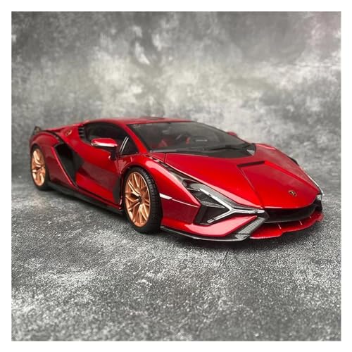 1:18 for Lamborghini Sian FXP 37 Roter Sportwagen, großes Spielzeugauto, fertiges Fahrzeug, Sammlerauto, Geschenk von RSFIL