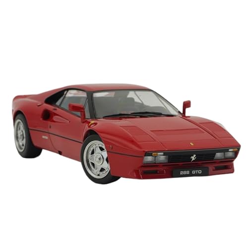 RSFIL 1:18 for Ferrari 288 GTO, roter Sportwagen, Druckguss-Modellauto, großes Spielzeugauto, fertiges Fahrzeug, Geschenk, HOPEYS8882012 von RSFIL
