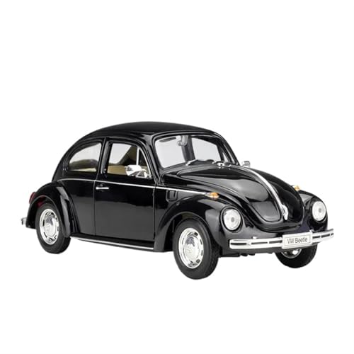 RSFIL 1:24 for Volkswagen Beetle Classic Sedan Maßstab Druckguss Modell Auto Metall Spielzeug Auto Sammler Fahrzeug Schwarz von RSFIL