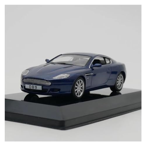 RSFIL 1:43 for Aston Martin DB9 Sportwagen, Druckguss-Modellauto, Mini-Fahrzeugsammlung, fertiges Auto, Blau von RSFIL