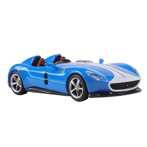 RSFIL 1:43 for Ferrari Monza SP2 Roadster Maßstab Auto Modell Miniatur Fahrzeug Sammeln Spielzeug Auto Fertig Blau von RSFIL