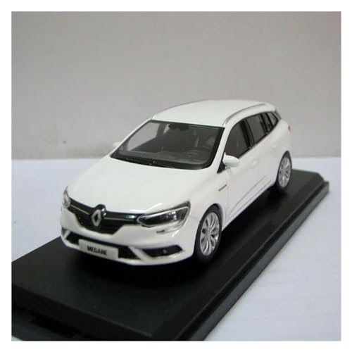 RSFIL 1:43 for Renault Megane Estate Maßstab Druckguss Auto Modell Metall Spielzeug Auto Geschenk Fertig Fahrzeug Weiß von RSFIL