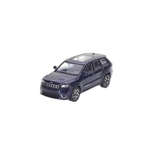 RSFIL 1:64 for Jeep Cherokee Trackhawk Geländewagen Legierung Modell Auto Miniatur Fahrzeug Sammlung Spielzeugauto(Blue) von RSFIL