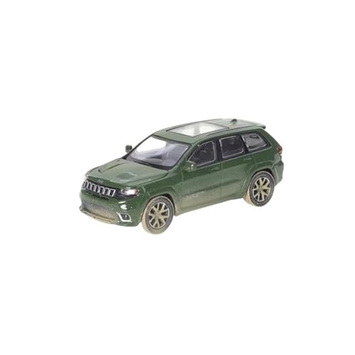 RSFIL 1:64 for Jeep Cherokee Trackhawk Geländewagen Legierung Modell Auto Miniatur Fahrzeug Sammlung Spielzeugauto(Green) von RSFIL