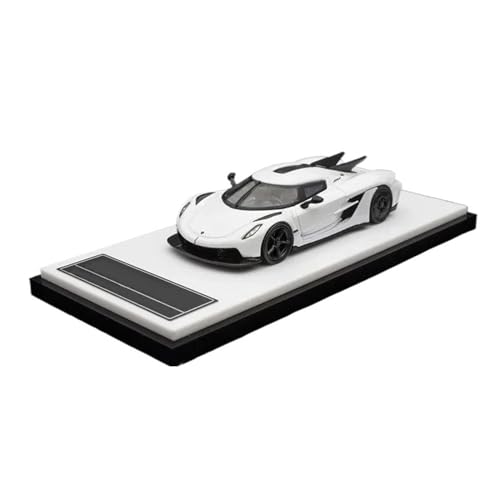 RSFIL 1:64 for Koenigsegg Jesko Roadster Maßstab Modell Auto Miniatur Fahrzeug Sammeln Metall Spielzeug Auto Weiß von RSFIL
