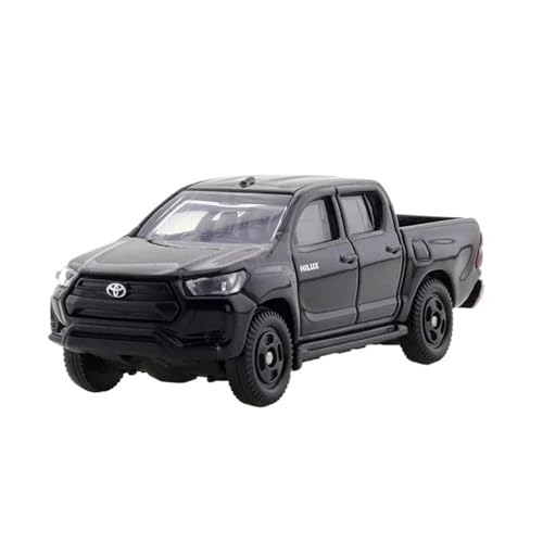 RSFIL 1:70 for Toyota Hilux SUV Maßstab Modell Auto Metall Spielzeug Auto Miniatur Fahrzeug Sammlerstücke Schwarz von RSFIL