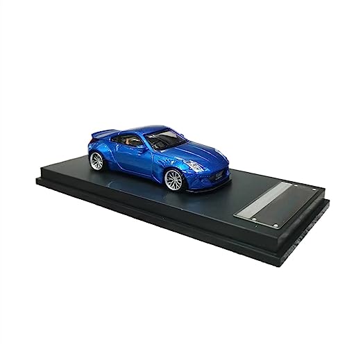 RSFIL Modellauto 1:64 for Nissan 350Z Modellauto aus Metalldruckguss, Spielzeugauto, Sammlerauto, Miniaturauto, Blau von RSFIL