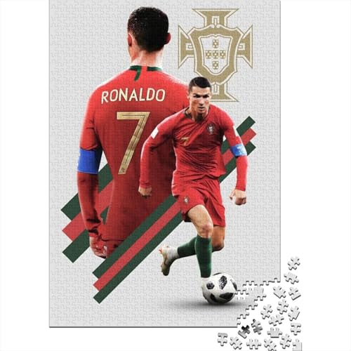 Ronnie Holz Puzzle - Football Puzzle Spiel Für Intellektuell Lehrreich Spielzeug - Geschenk Für Ehemann Freund Freundin Schwester Bruder 1000 Stück (75x50cm) von RSFQJXBVO