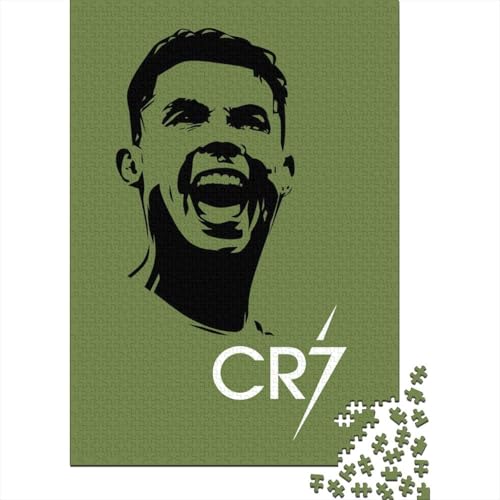 Ronnie Puzzle Spiel - Football Holz Puzzle Für Wand Dekoration - Geschenk Für Sohn Tochter Enkel Enkelin Neffe Nichte 1000 Stück (75x50cm) von RSFQJXBVO