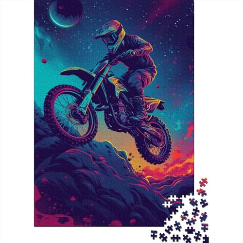 Dirt Bike 1000 Teile Puzzle, Puzzles Für Erwachsene, 1000 Teile Puzzlespiel Für Jugendliche & Erwachsene Puzzlespiel Puzzel 1000pcs (75x50cm) von RSIUUODNF