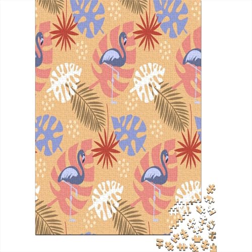 Flamingo Puzzle 1000 Teile,Puzzle Für Erwachsene, Impossible Puzzle,Puzzle 1000 Puzzle Home DekoRatteion Puzzle,Erwachsenenpuzzle Puzzel 1000pcs (75x50cm) von RSIUUODNF