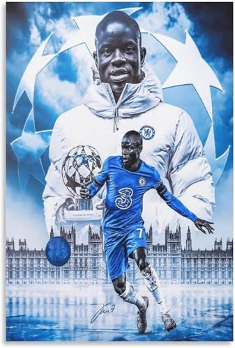 1000 Teile Puzzle N'Golo Kante HD Fußballspieler Poster Holz Puzzle Erwachsene Stress Freisetzung Spiel 1000 Piece 29.5x19.6inch(75x50cm) von RSYCXEY