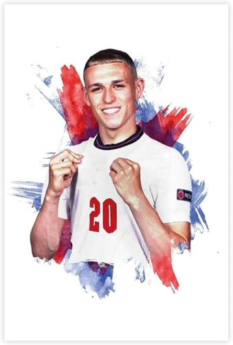 1000 Teile Puzzle Phil Foden – England-Star – Man City-Star – Fußball Holz Puzzle Erwachsene Stress Freisetzung Spiel 1000 Piece 29.5x19.6inch(75x50cm) von RSYCXEY