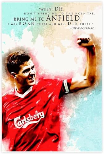 1000 Teile Puzzle Steven Gerrard Fußballspieler Poster Holz Puzzle Erwachsene Stress Freisetzung Spiel 1000 Piece 29.5x19.6inch(75x50cm) von RSYCXEY