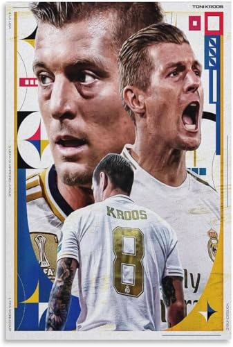 1000 Teile Puzzle Toni Kroos Fußball-Sportstar Poster Holz Puzzle Erwachsene Stress Freisetzung Spiel 1000 Piece 29.5x19.6inch(75x50cm) von RSYCXEY