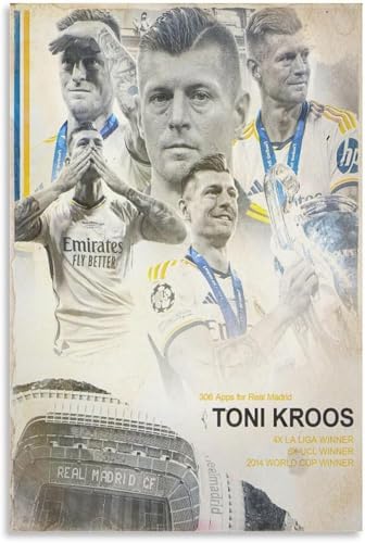 500 Teile Puzzle Toni Kroos Fußball Sportstar Poster (6) Holz Puzzle Erwachsene Stress Freisetzung Spiel 500 Piece 20.4x15inch(52x38cm) von RSYCXEY