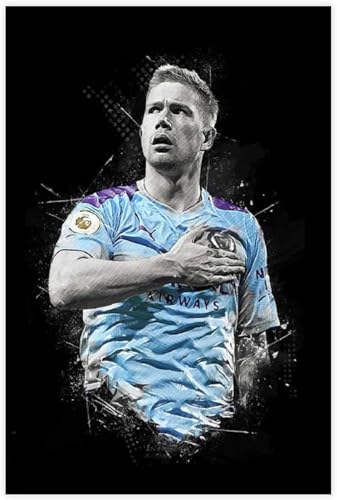 Holz Puzzle 1000 Teile Kevin De Bruyne Fußball Puzzles für Erwachsene anspruchsvoll 1000 Piece 29.5x19.6inch(75x50cm) von RSYCXEY