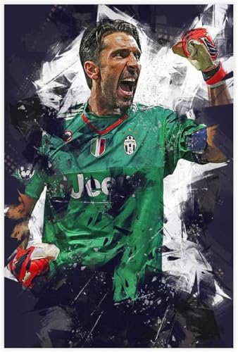 Puzzle 1000 Teile Erwachsene Gianluigi Buffon Poster Fußball Holz Puzzles Stress Freisetzung Spiel 1000 Piece 29.5x19.6inch(75x50cm) von RSYCXEY