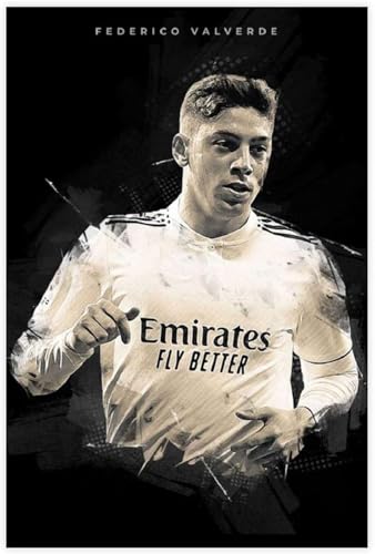 Puzzle 500 Teile Erwachsene Federico Valverde Poster Fußball Holz Puzzles Stress Freisetzung Spiel 500 Piece 20.4x15inch(52x38cm) von RSYCXEY