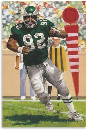 Puzzle 500 Teile Erwachsene Reggie White, amerikanischer Footballspieler Holz Puzzles Stress Freisetzung Spiel 500 Piece 20.4x15inch(52x38cm) von RSYCXEY