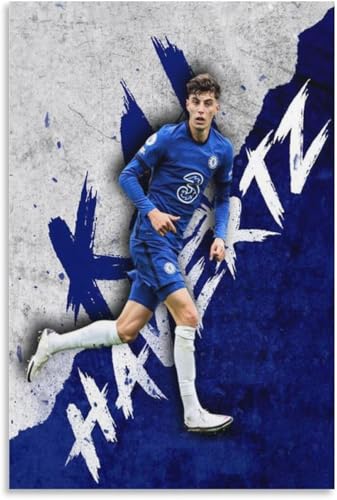 Puzzle für 500 Teile Kai Havertz Fußballspieler Kunstwerk Holz Puzzlespiel Erwachsenen Puzzle Poster 500 Piece 20.4x15inch(52x38cm) von RSYCXEY