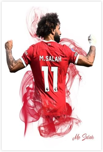 Puzzle für 500 Teile Mo Salah - Fußballspieler Poster Holz Puzzlespiel Erwachsenen Puzzle Poster 500 Piece 20.4x15inch(52x38cm) von RSYCXEY