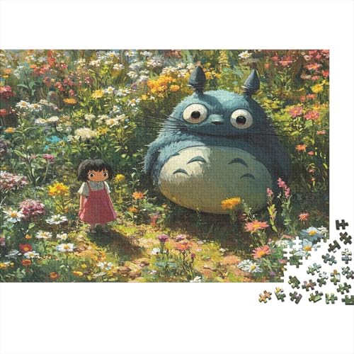 Totoro 300 Stück Holzpuzzles Abbauen Familien Süße Cartoon Tiere Handgefertigte DIY-Anpassung Paar Liebhaber Geschenke Familiendekorationen 300pcs (40x28cm) von RTTGKMYPL