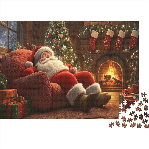 Weihnachtsmann 500 Stück Holzpuzzles Geschicklichkeitsspiel Für Die Ganze Familie Handgefertigte DIY-Anpassung Puzzle-Geschenk Familiendekorationen 500pcs (52x38cm) von RTTGKMYPL