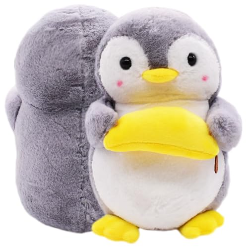 RTUHCSP Pinguin Tier Puppe, Kawaii Pinguin Puppe Kleine Pinguinpuppe, Stofftier Schmusetier Für Mädchen, Jungen & Babys Süße Pinguin Plüsch Spielzeug Plüschpinguin Geschenke - 25cm von RTUHCSP