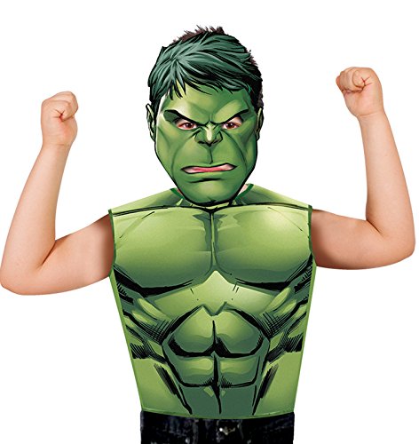 Rubie's I-620970 Avengers hulk Kostüm und Maske, Unisex-Kinder, Cartoon, Mehrfarbig, S-M von Rubie's